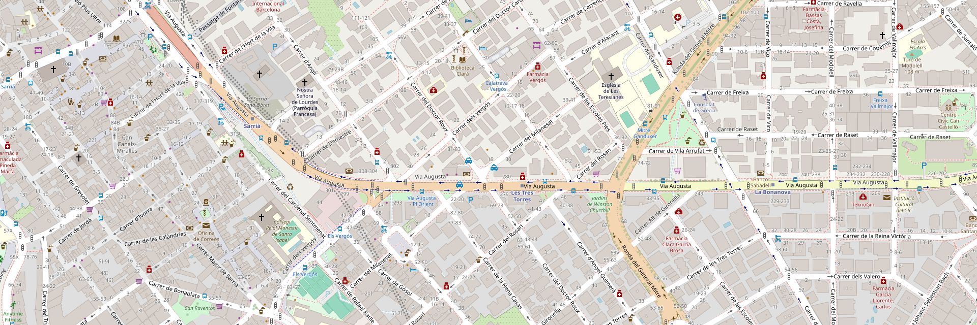 Mapa de ubicación de Tecniso Española: c/ Milanesat 17, Barcelona